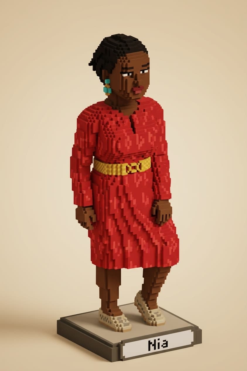 AI Voxel Figure Prompt