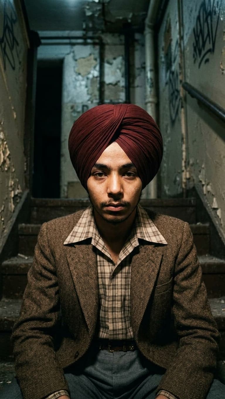 Gritty Portrait Photo