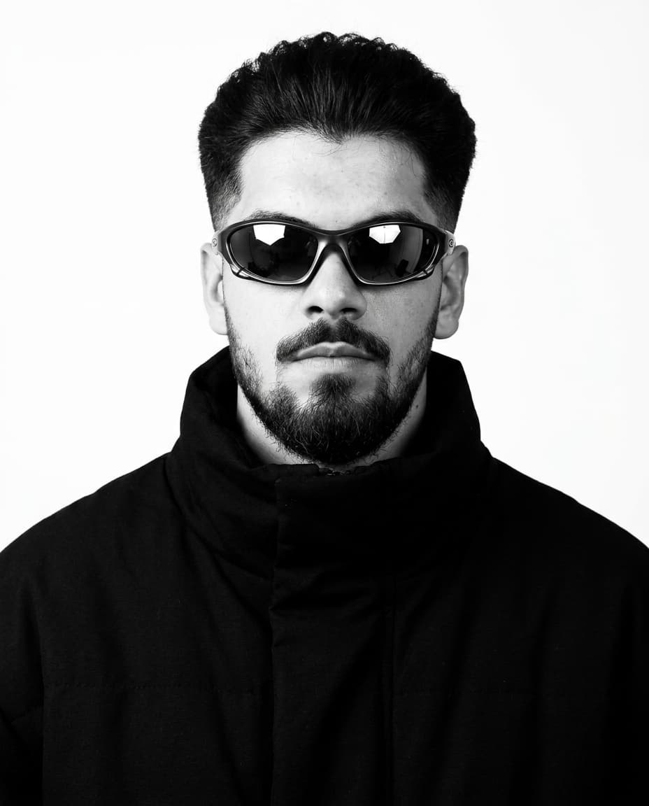Avant-Garde Sportswear Portrait