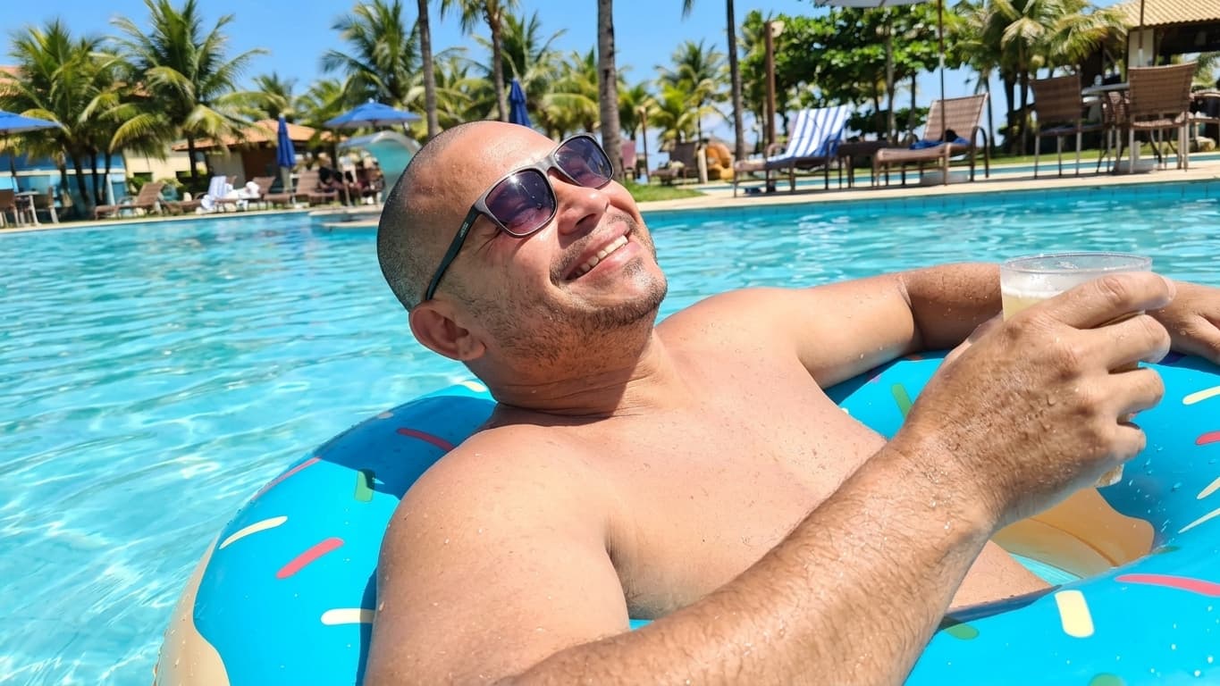 Me in a floatie