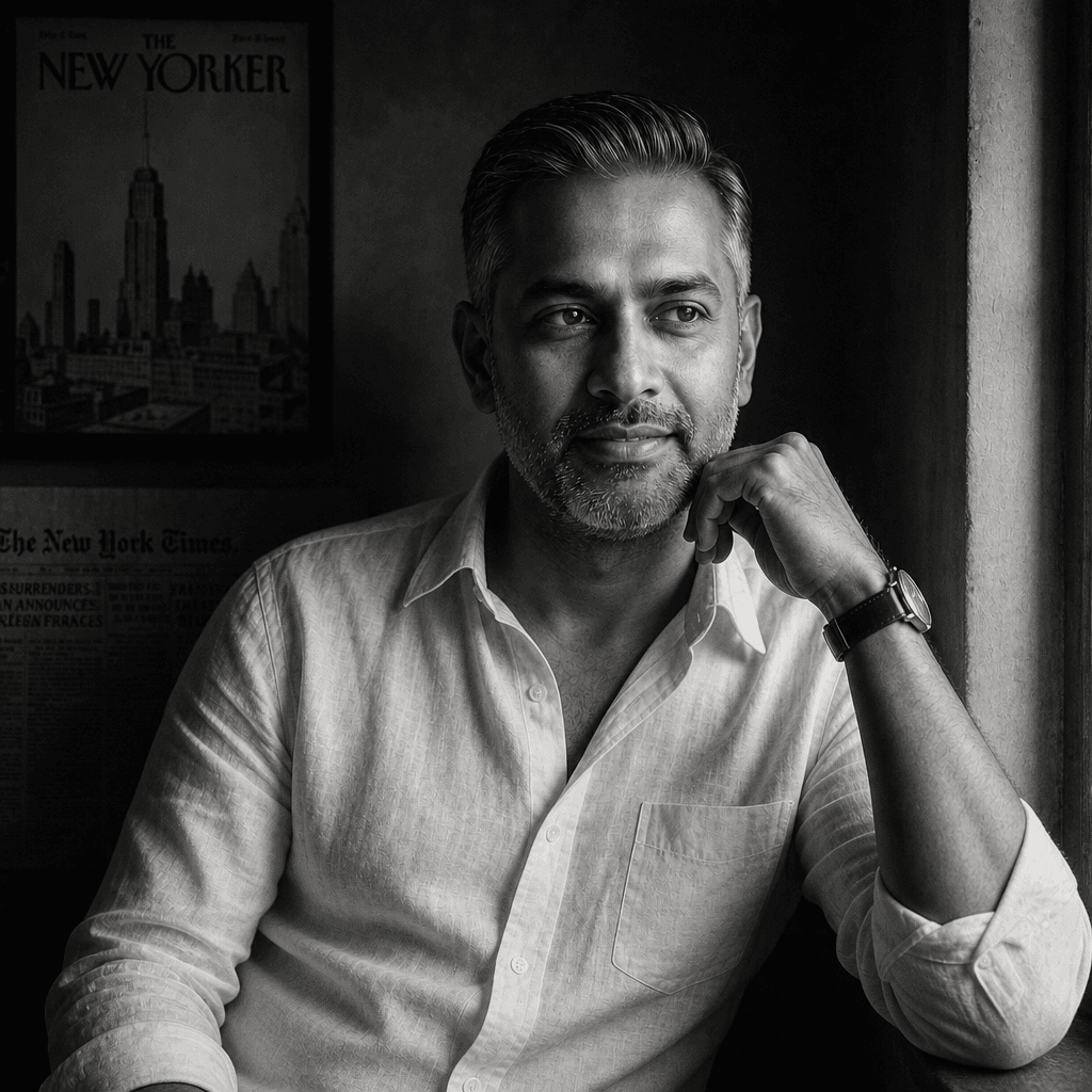 Cinematic Black & White Editorial Portrait (GPT)