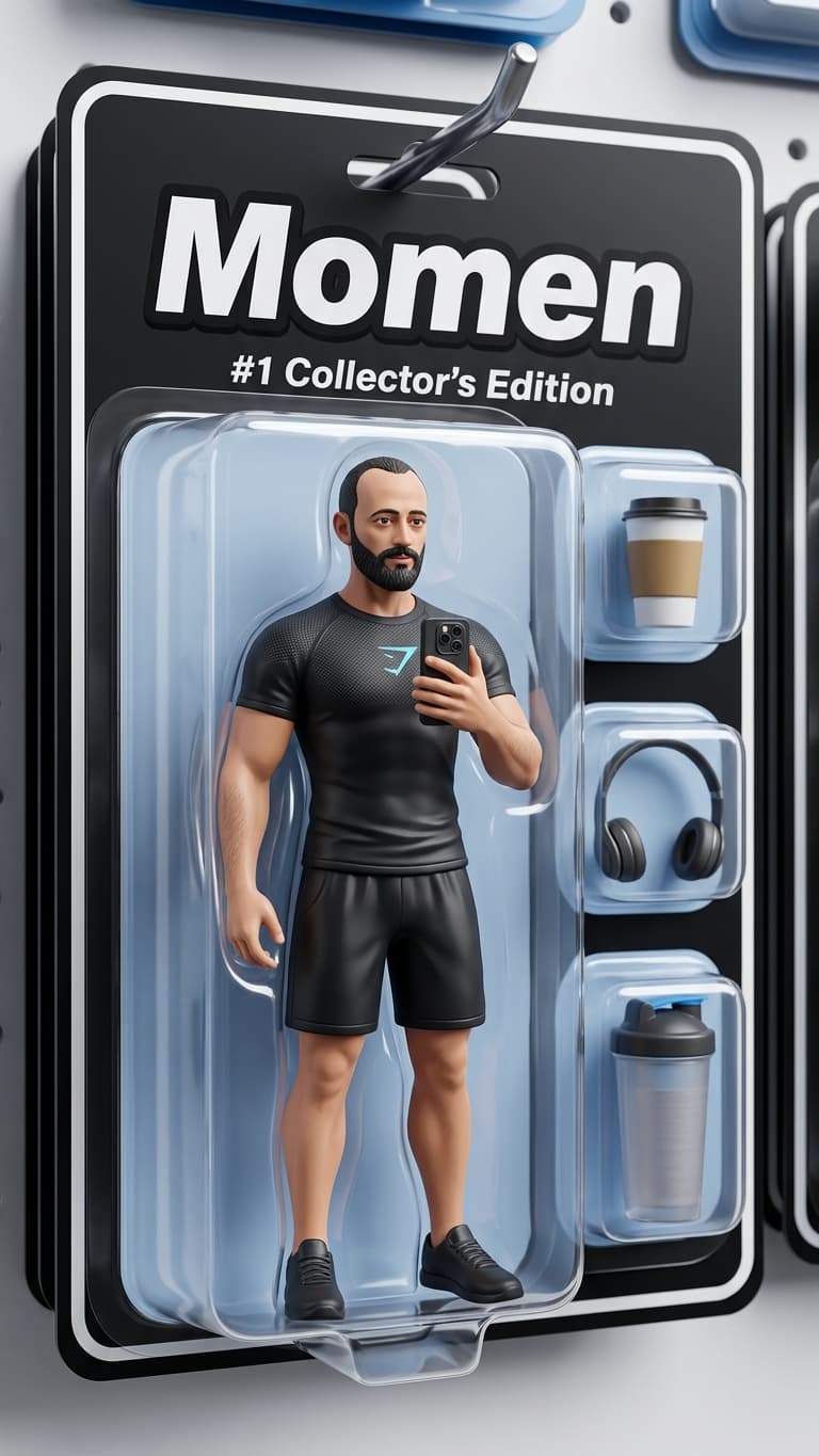 Action Figure in Blister Pack Prompt