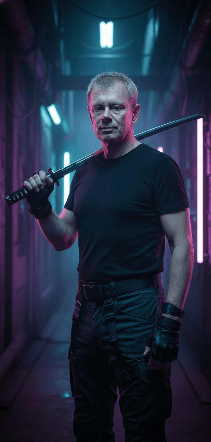 Katana Cinematic Portrait