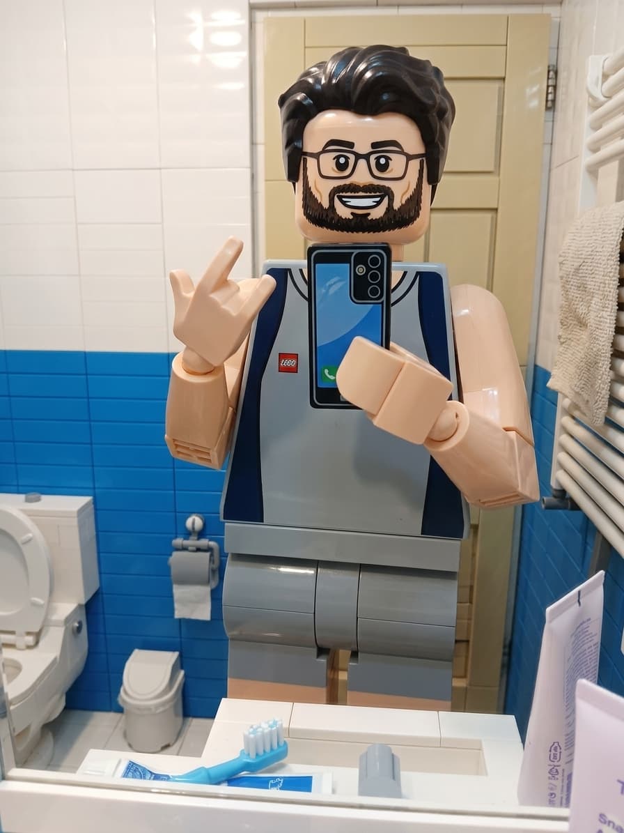 Turn photos into a LEGO scene