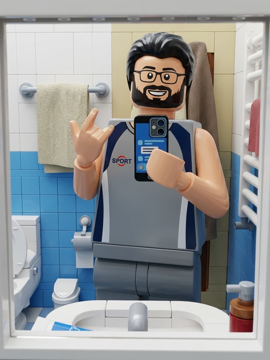 Turn photos into a LEGO scene