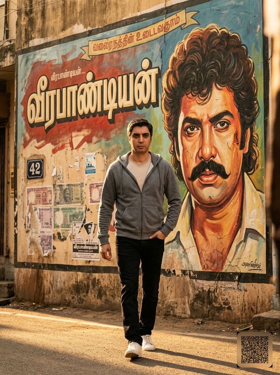 South Indian Film Poster Wall Portrait