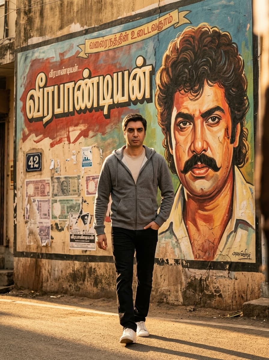 South Indian Film Poster Wall Portrait
