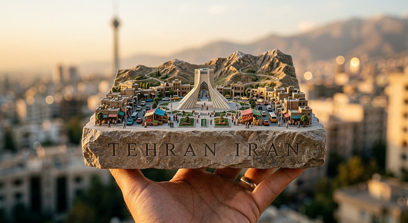 Miniature City Diorama in Your Hand