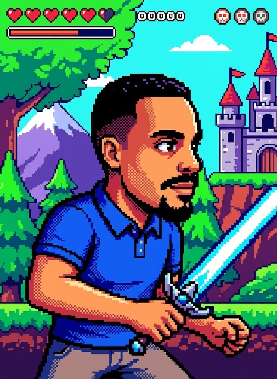 AI Retro 16-bit Video Game Character Generator