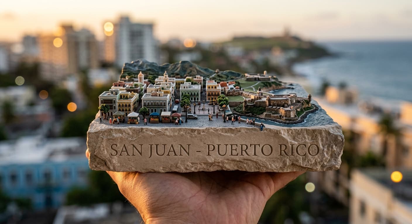 Miniature City Diorama in Your Hand