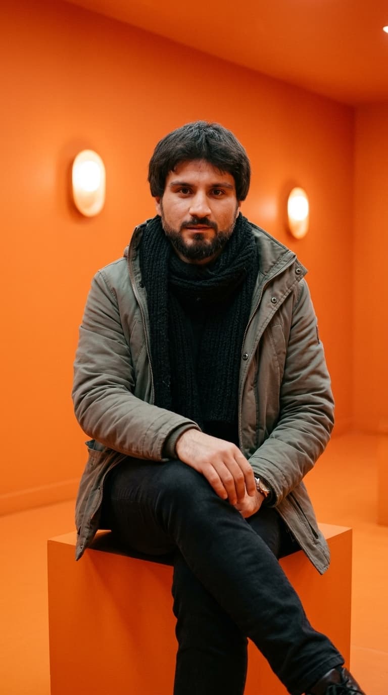 Orange AI Pro Headshot Portrait