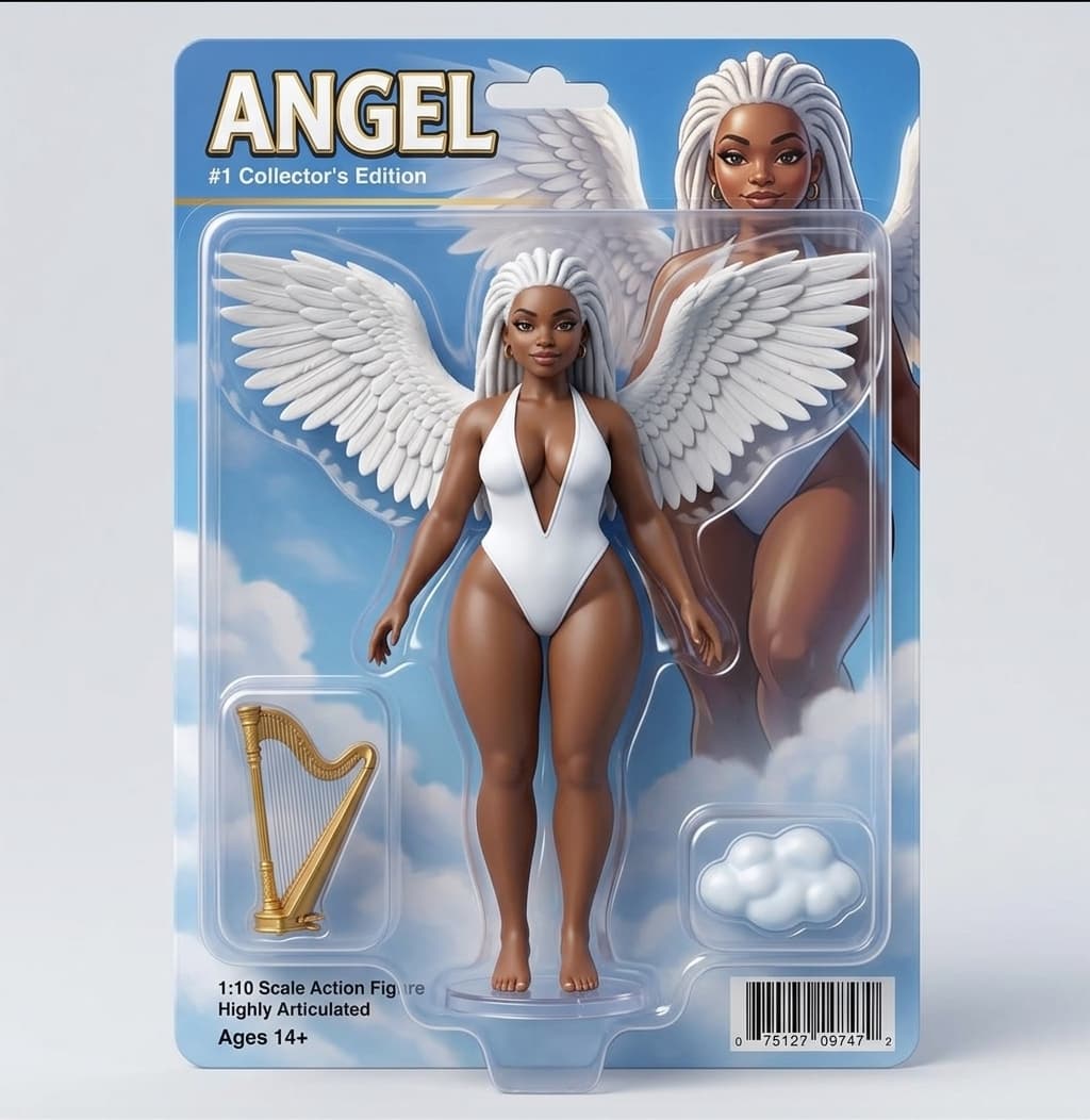 Action Figure in Blister Pack Prompt