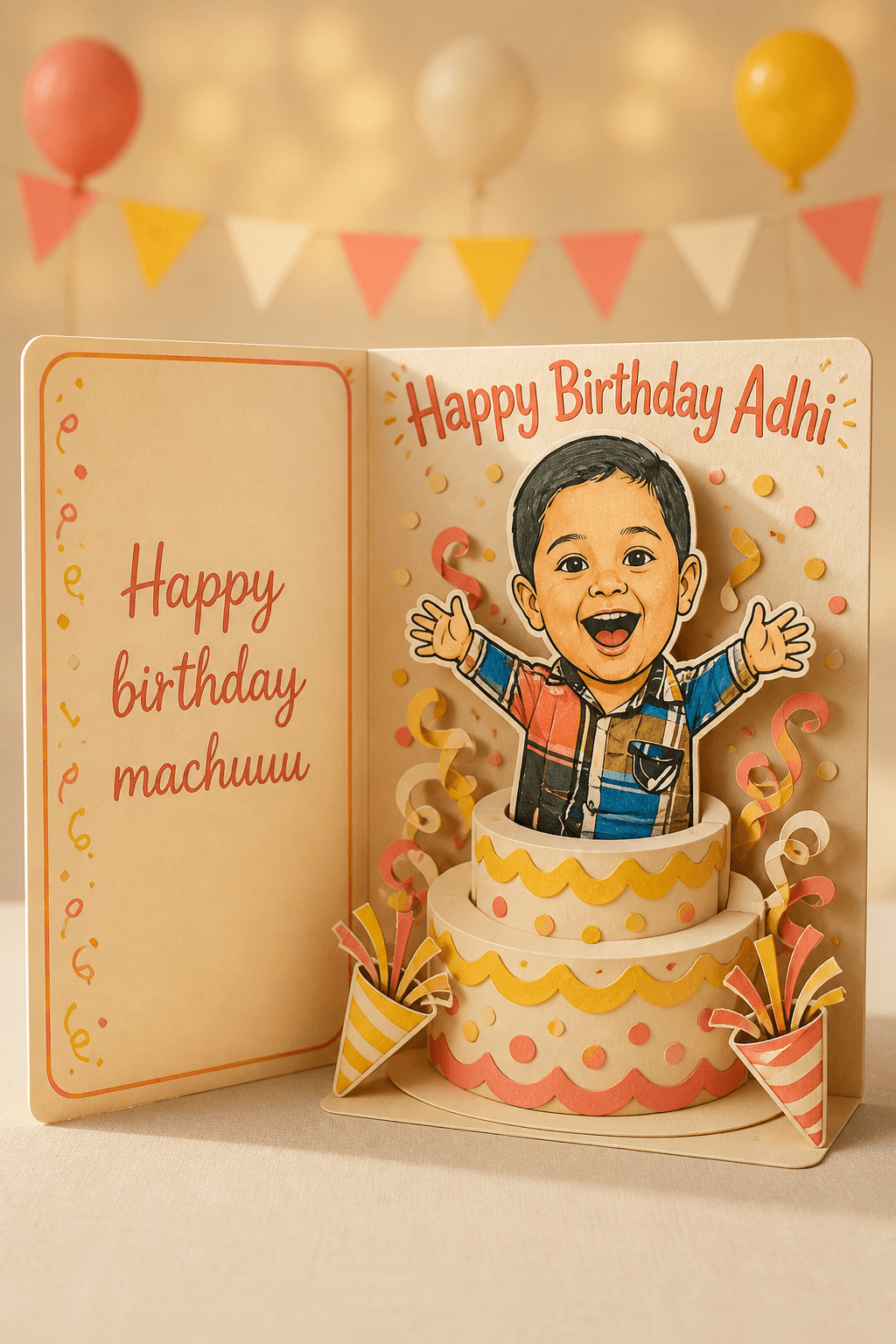 Birthday Caricature Card