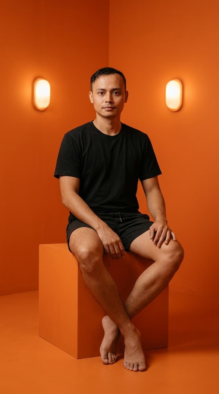 Orange AI Pro Headshot Portrait