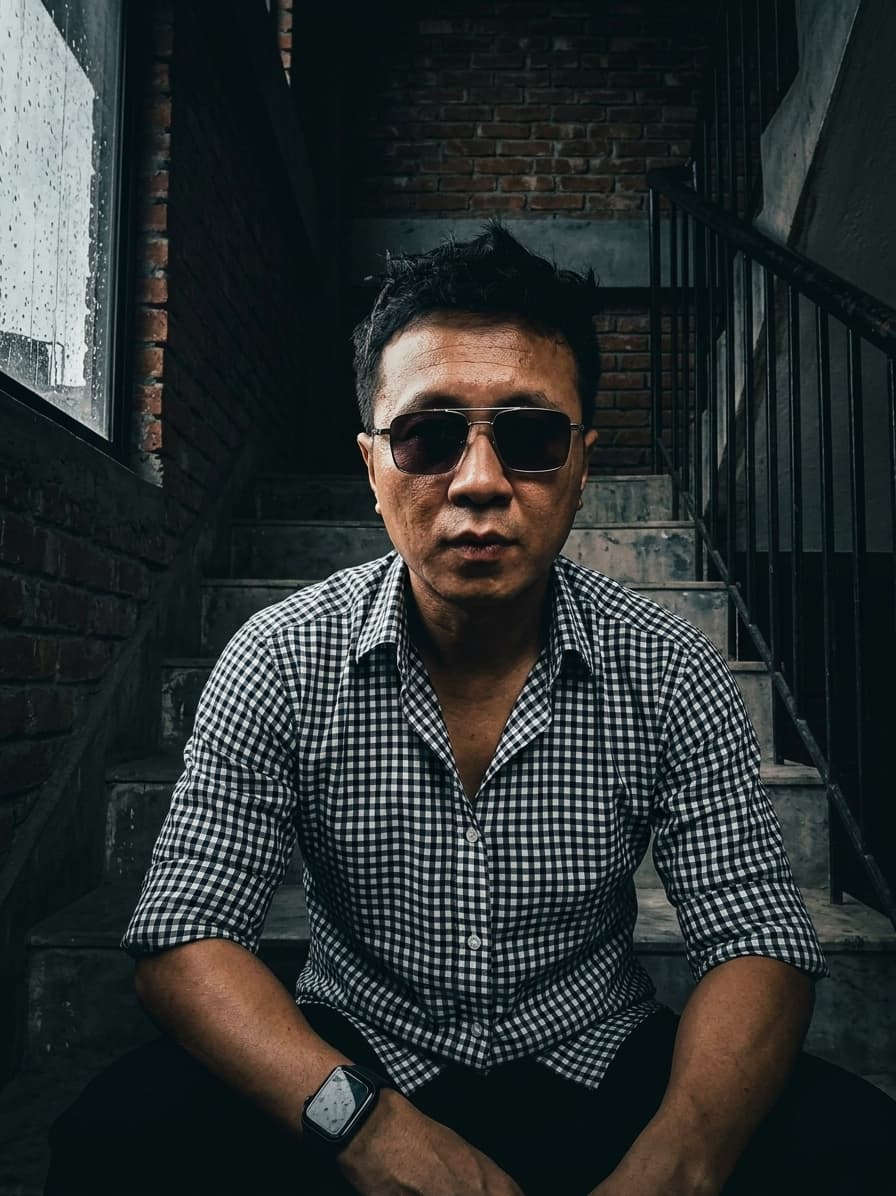 Gritty Portrait Photo