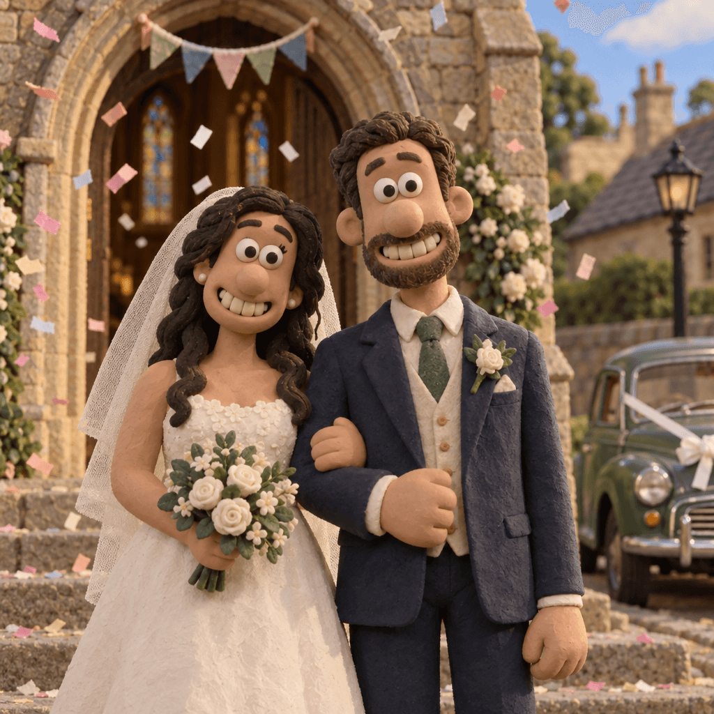Claymation Wedding Portrait Generator
