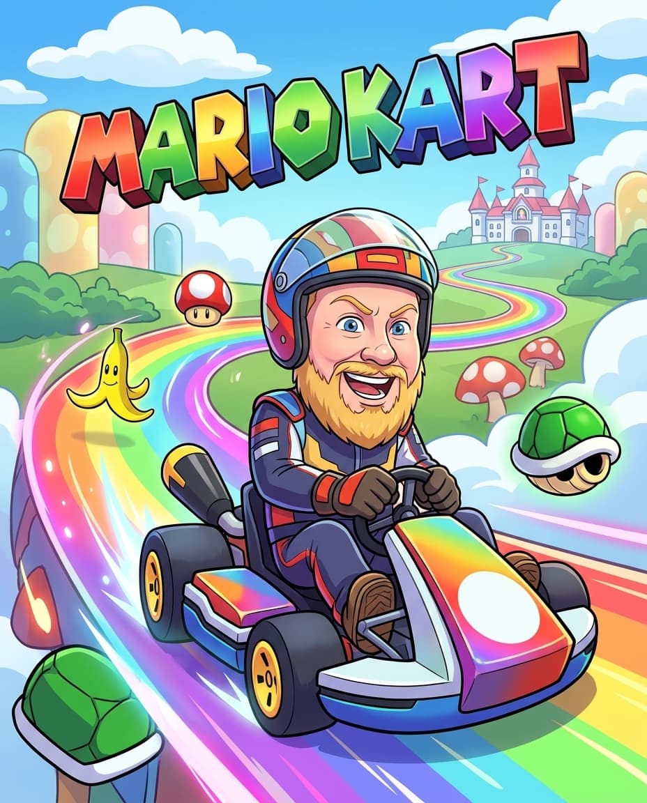 Mario Kart Cover Generator
