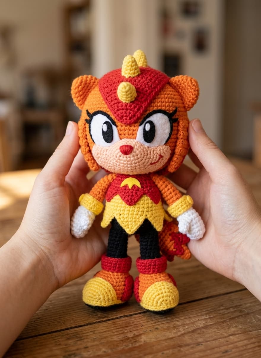 Chibi Yarn Doll Prompt