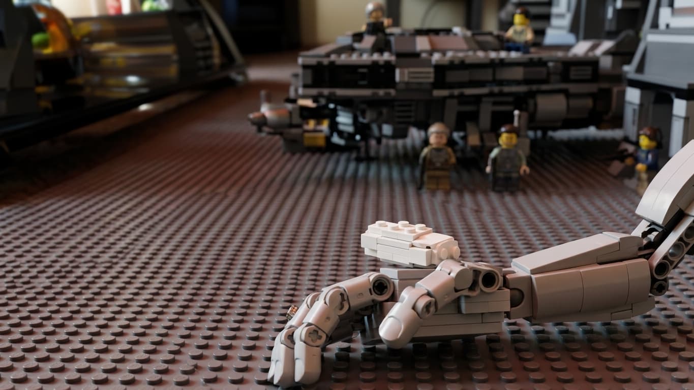 Turn photos into a LEGO scene