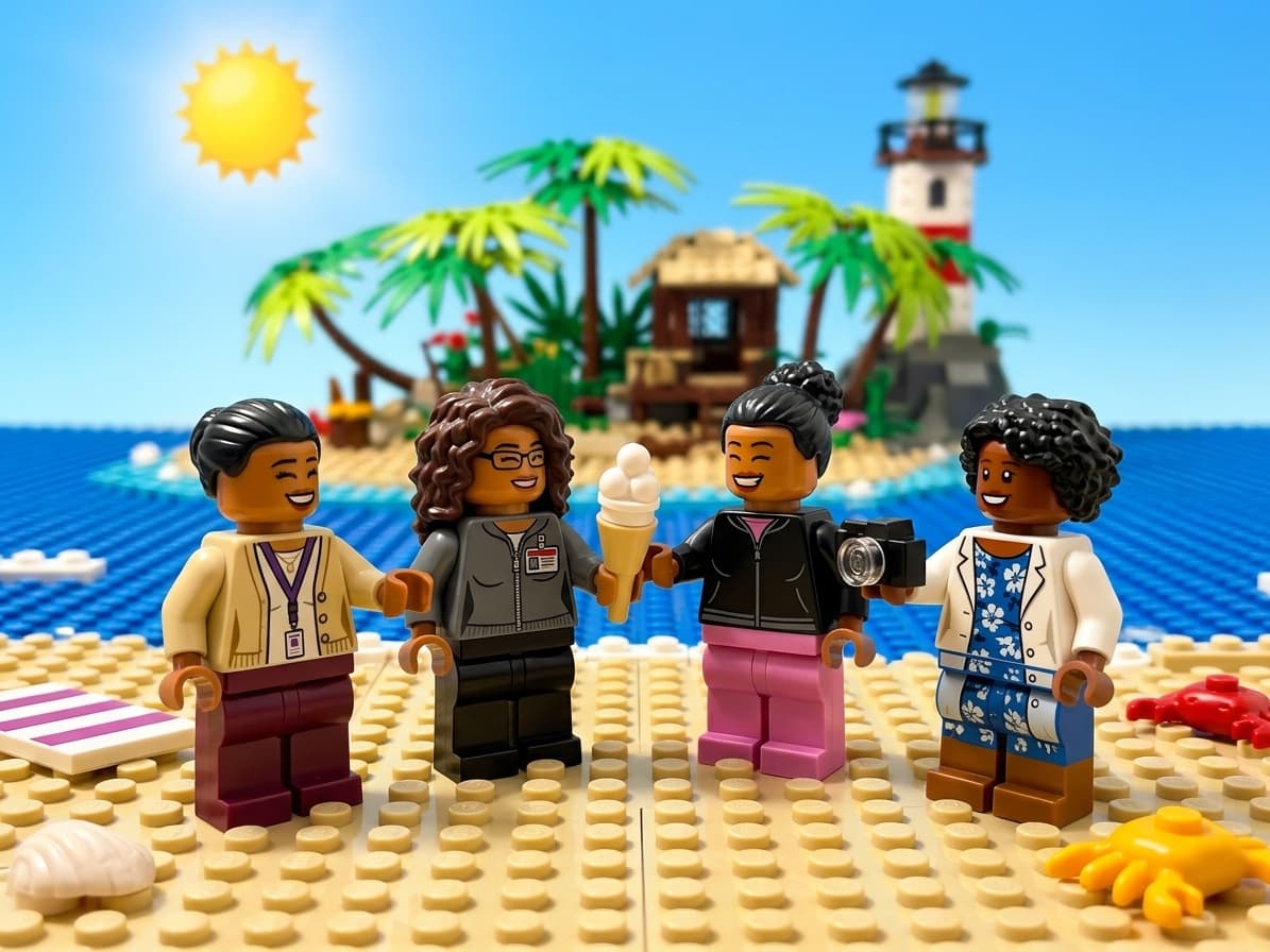 Turn photos into a LEGO scene (Remix)