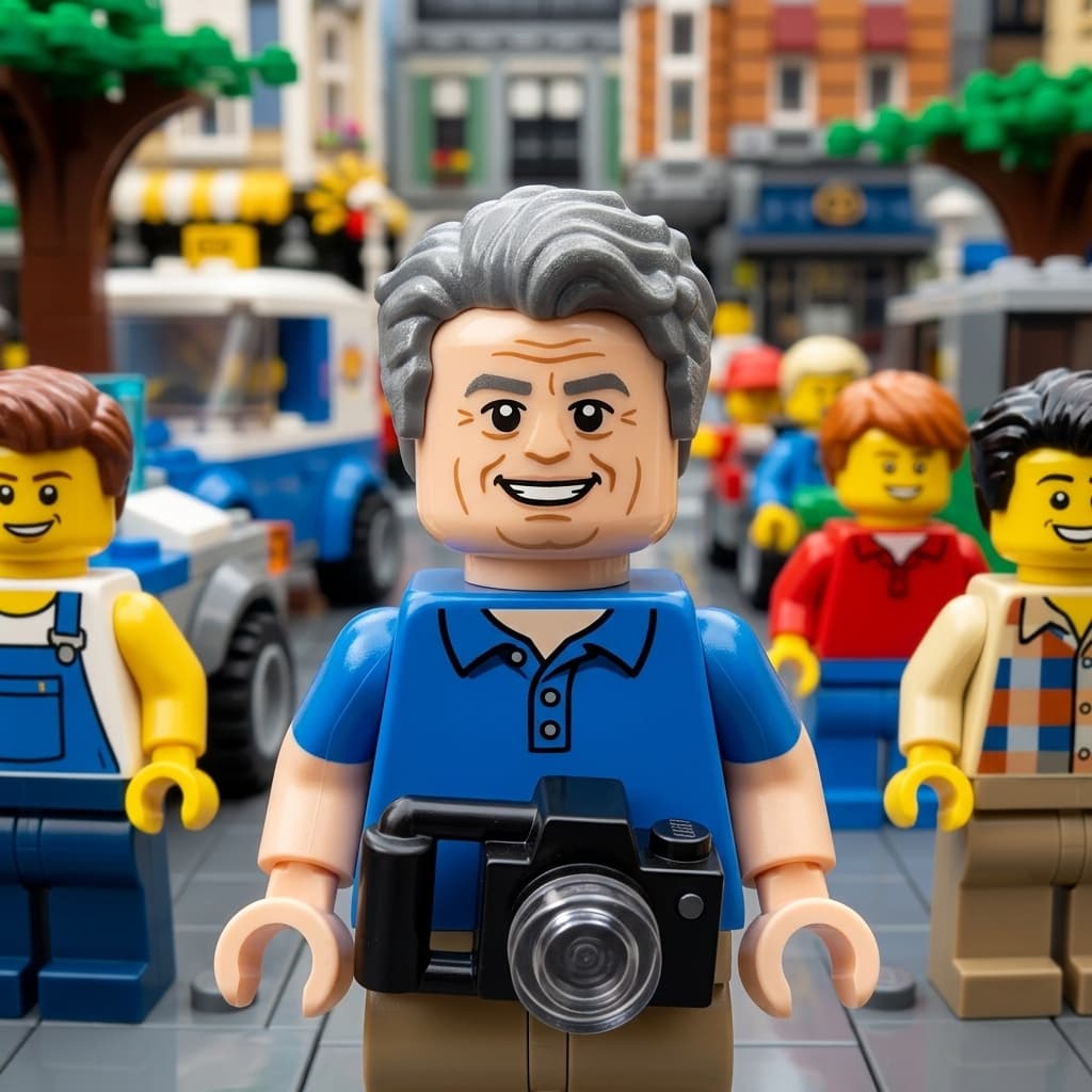 Turn photos into a LEGO scene