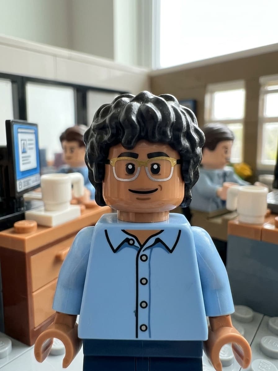 Turn photos into a LEGO scene