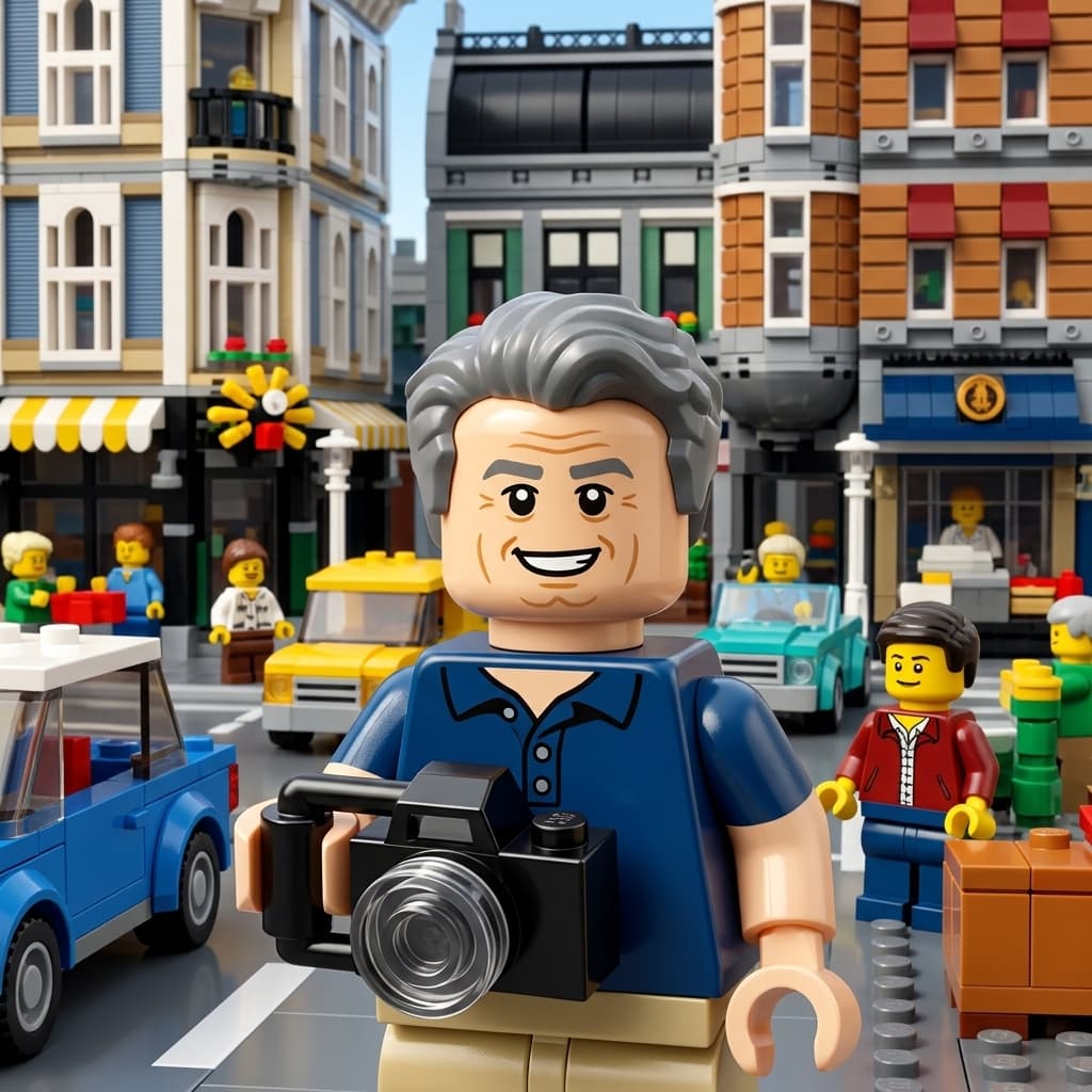 Turn photos into a LEGO scene