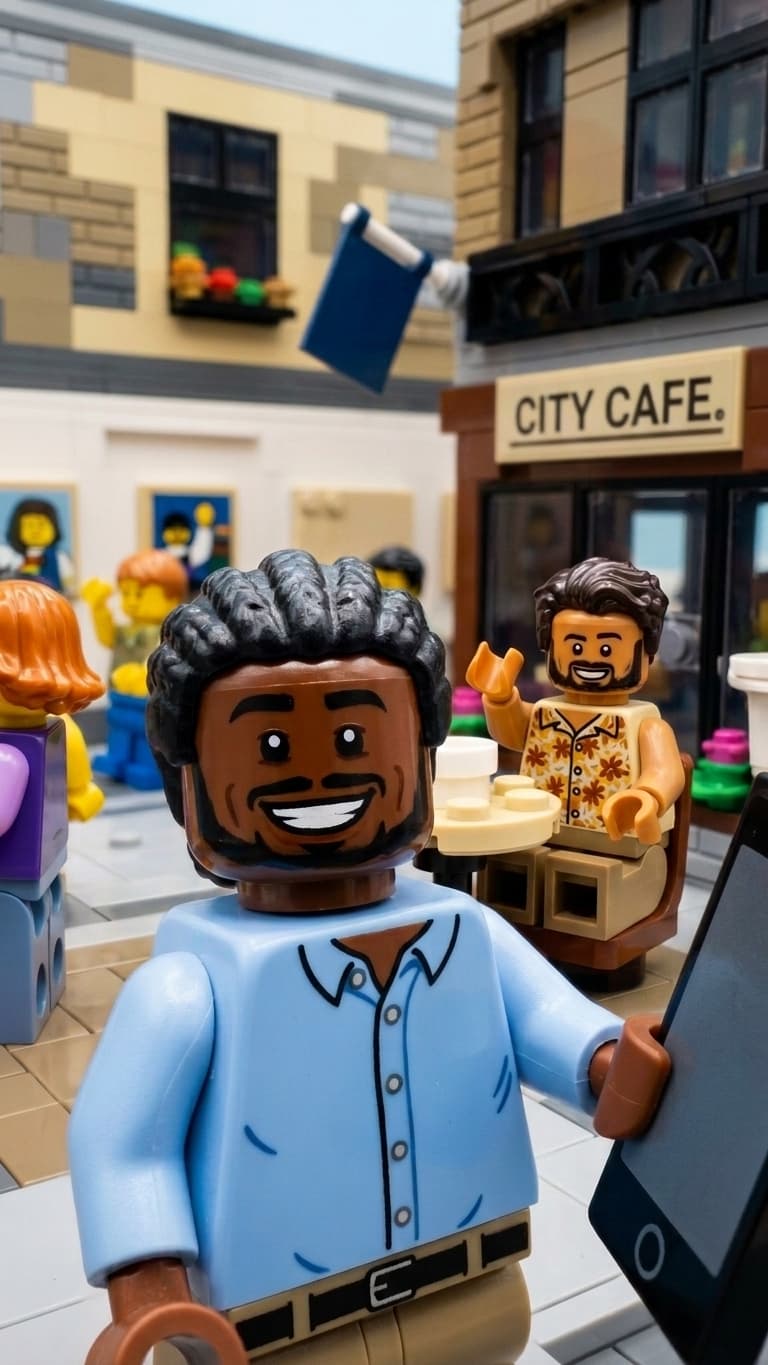 Turn photos into a LEGO scene (Remix)