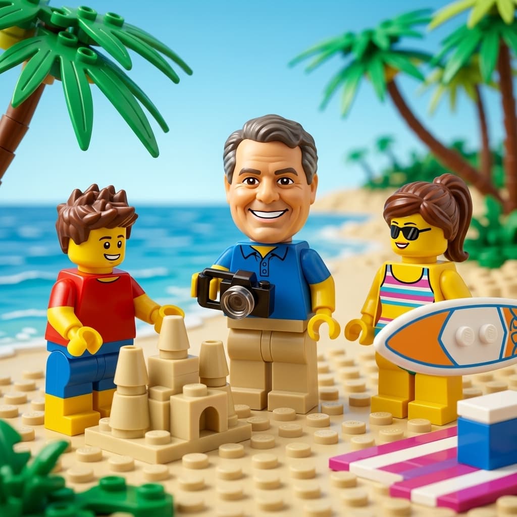 Turn photos into a LEGO scene (Remix)
