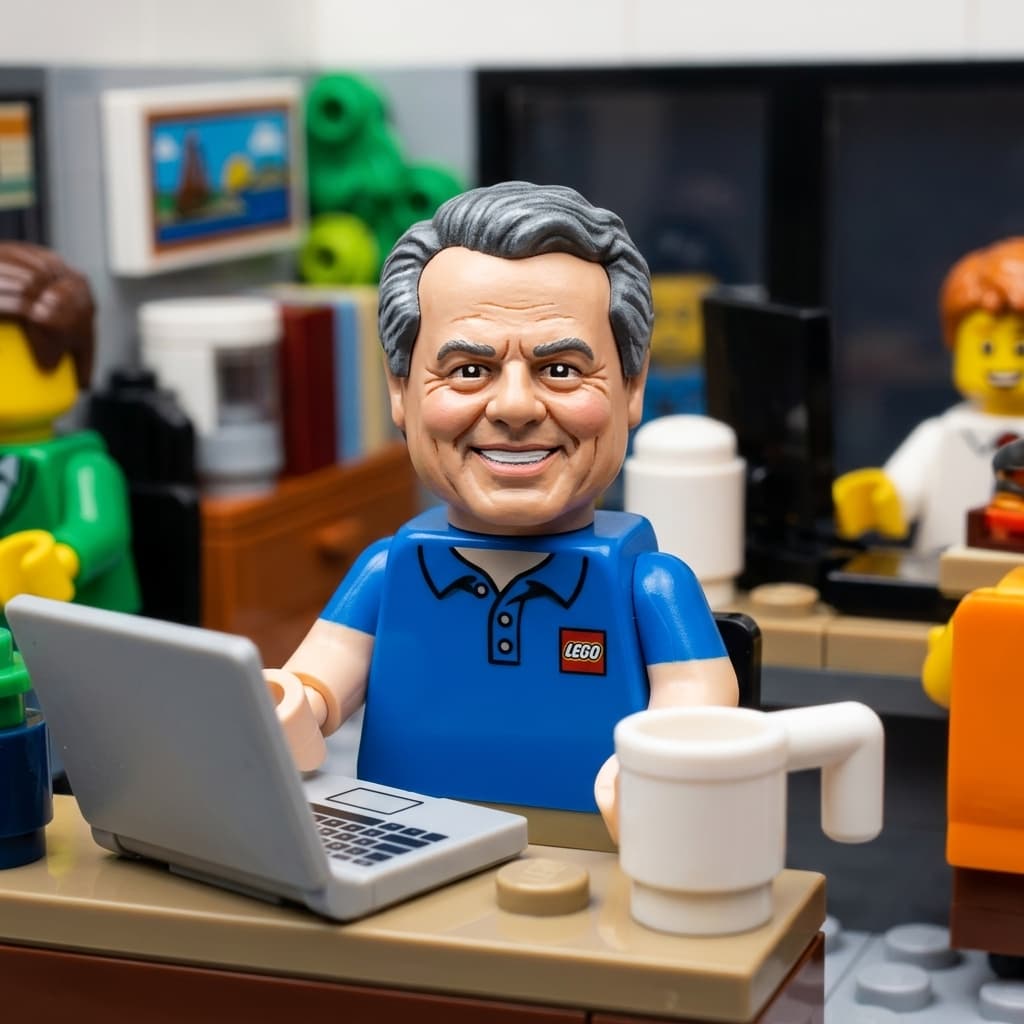 Turn photos into a LEGO scene