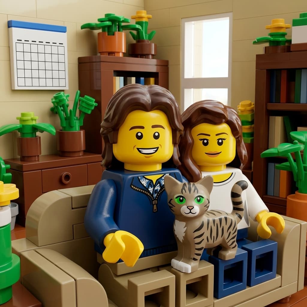 Turn photos into a LEGO scene (Remix)