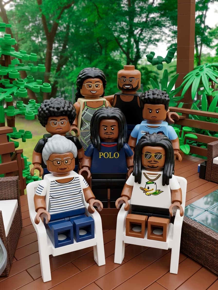 Turn photos into a LEGO scene (Remix)