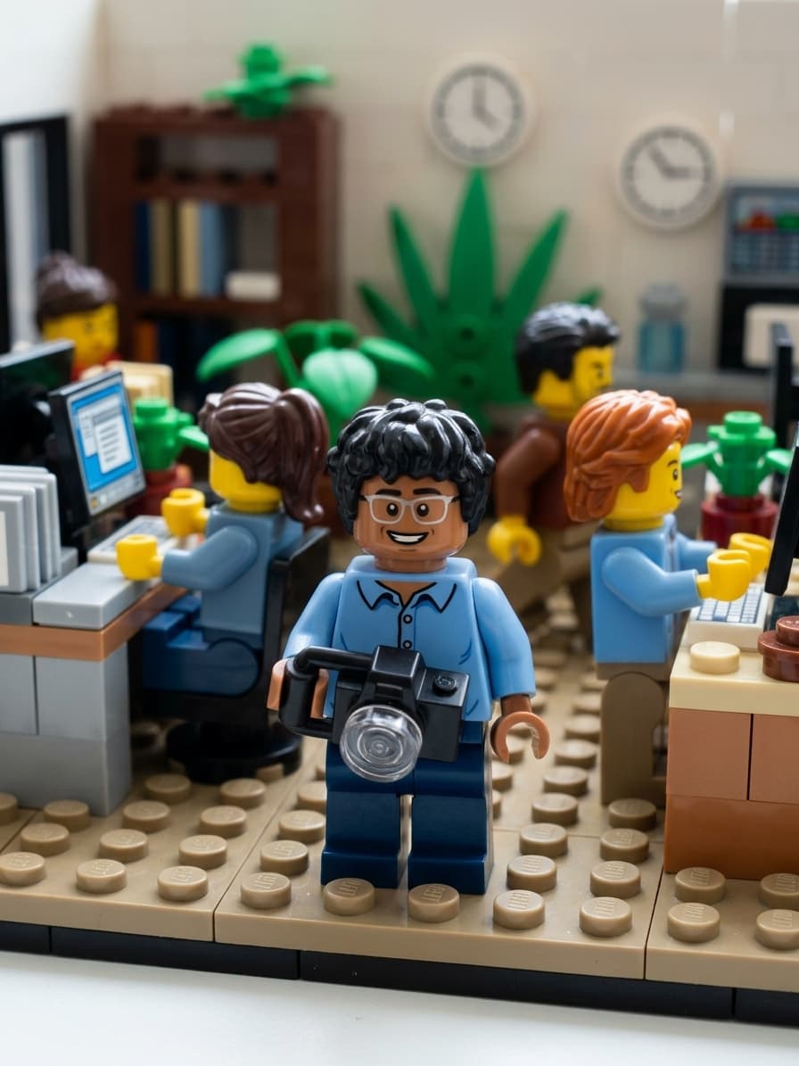 Turn photos into a LEGO scene