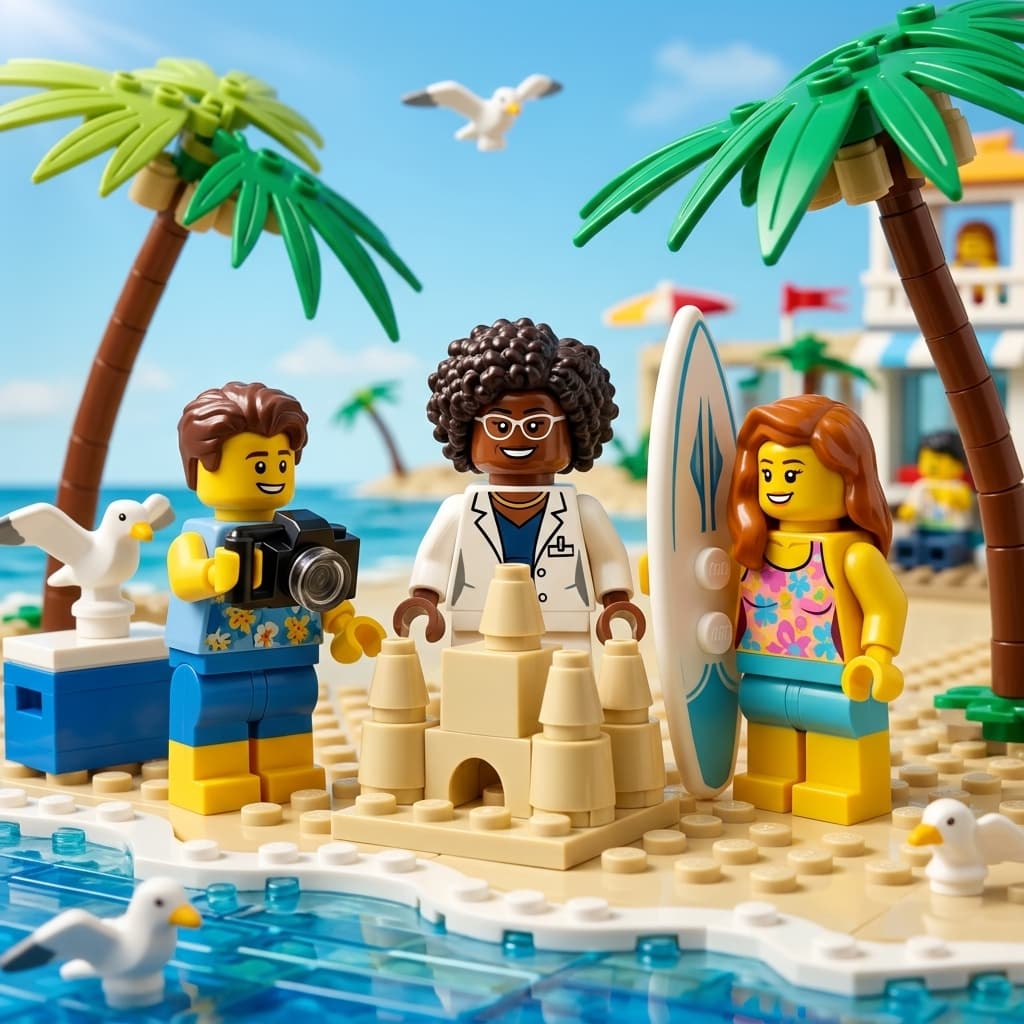 Turn photos into a LEGO scene (Remix)