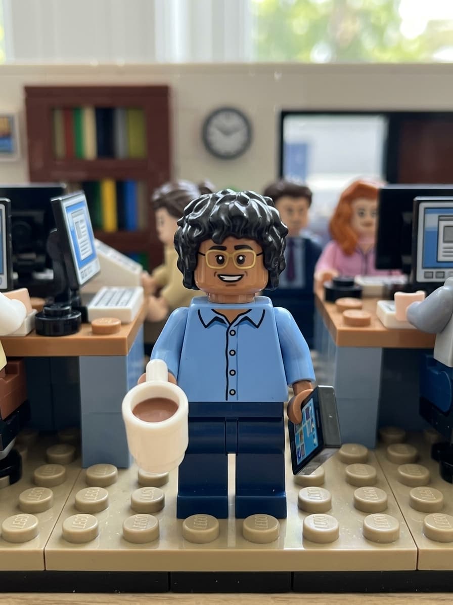Turn photos into a LEGO scene