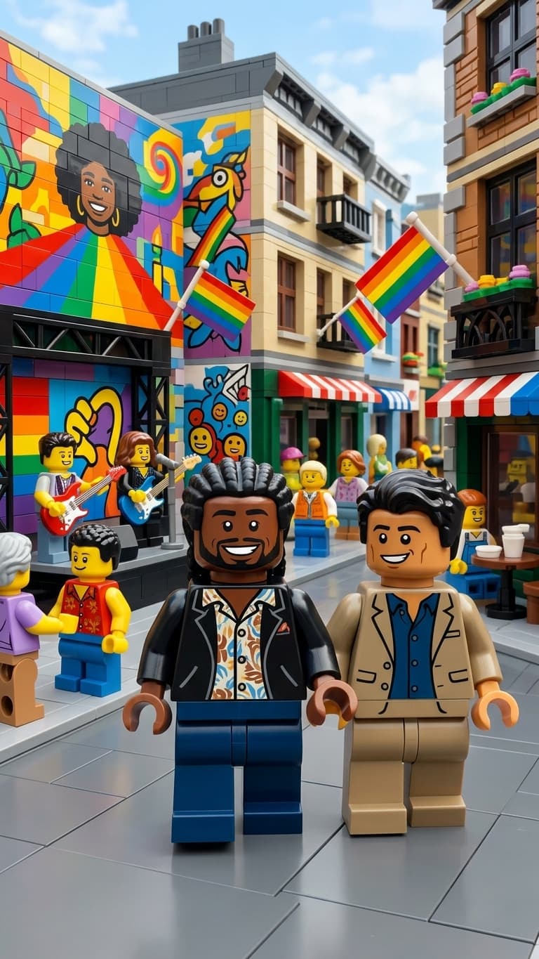 Turn photos into a LEGO scene (Remix)