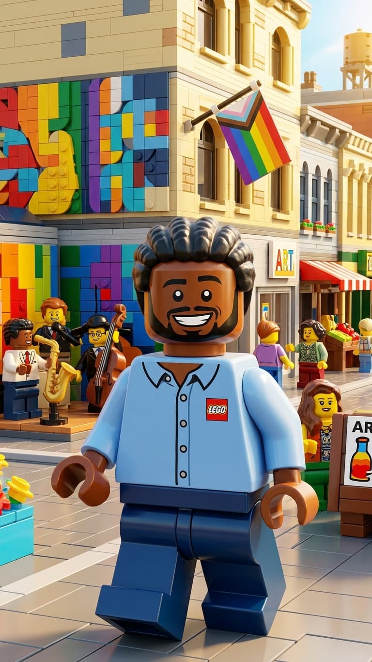 Turn photos into a LEGO scene (Remix)