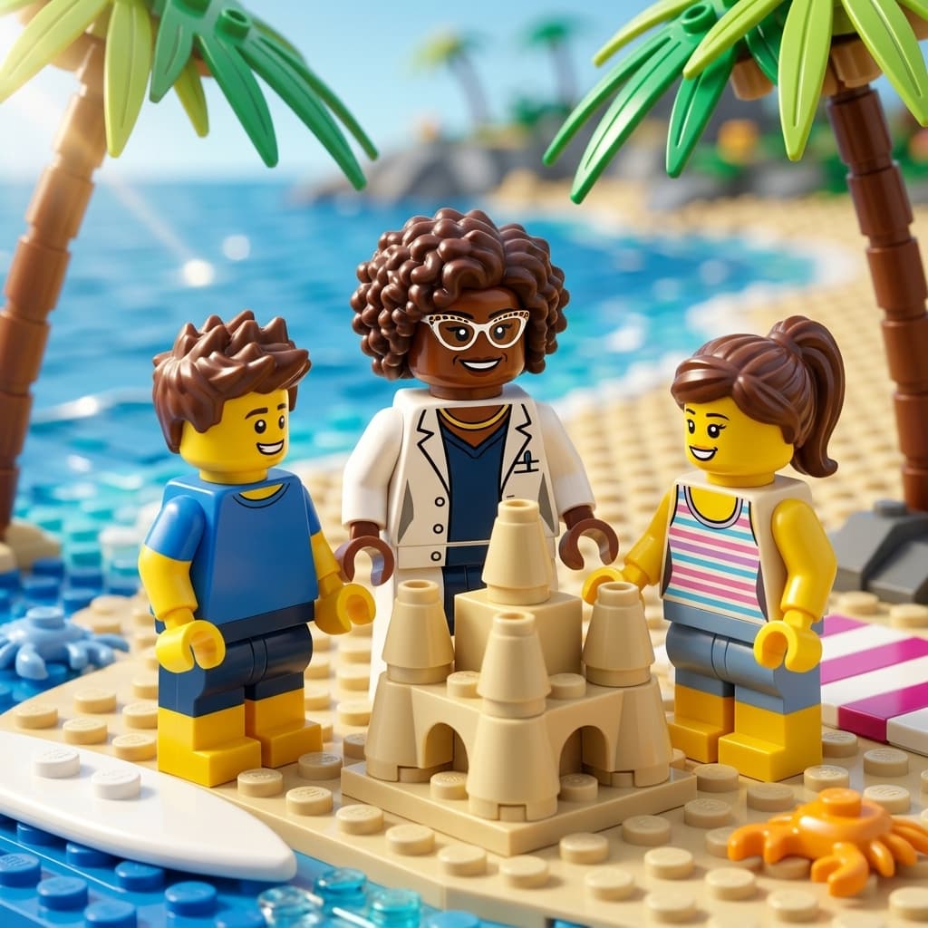 Turn photos into a LEGO scene (Remix)