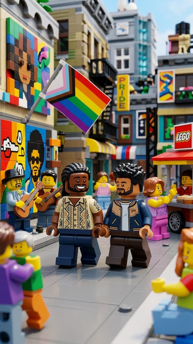 Turn photos into a LEGO scene (Remix)