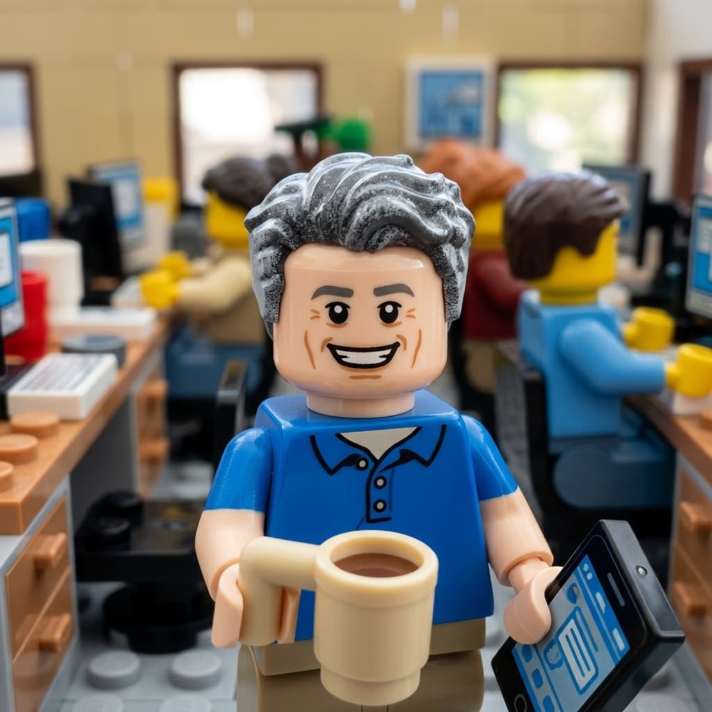 Turn photos into a LEGO scene