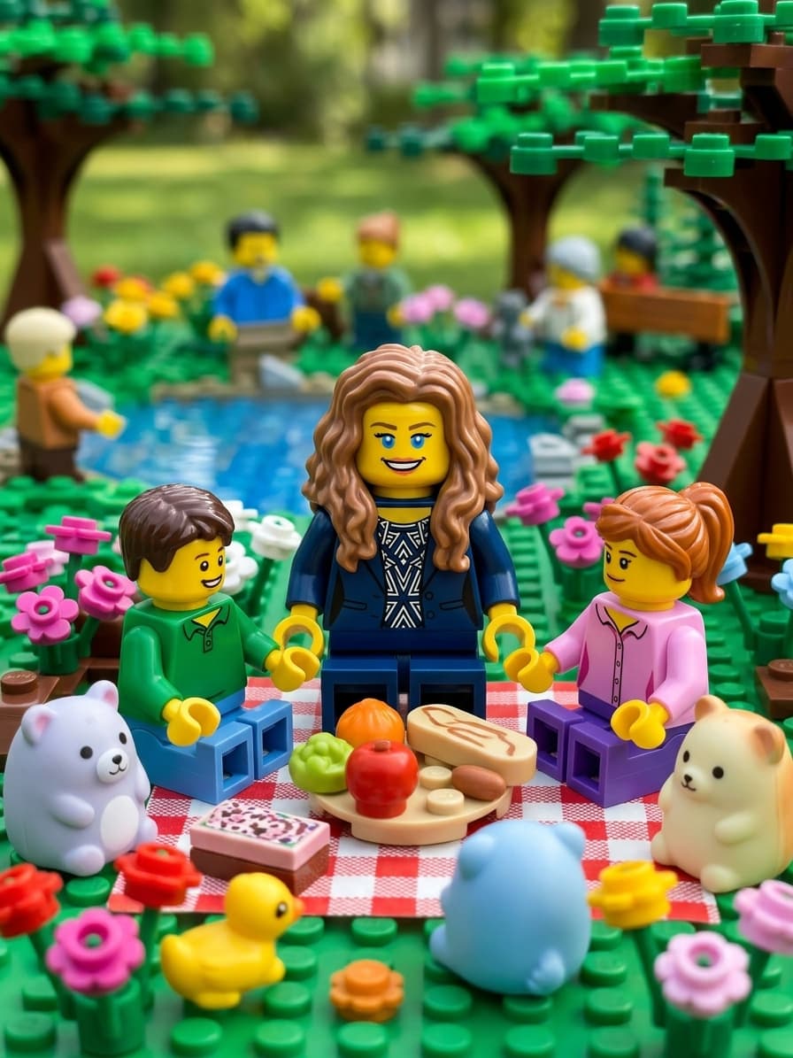 Turn photos into a LEGO scene (Remix)