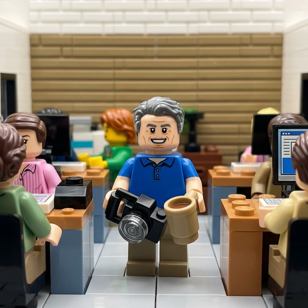 Turn photos into a LEGO scene