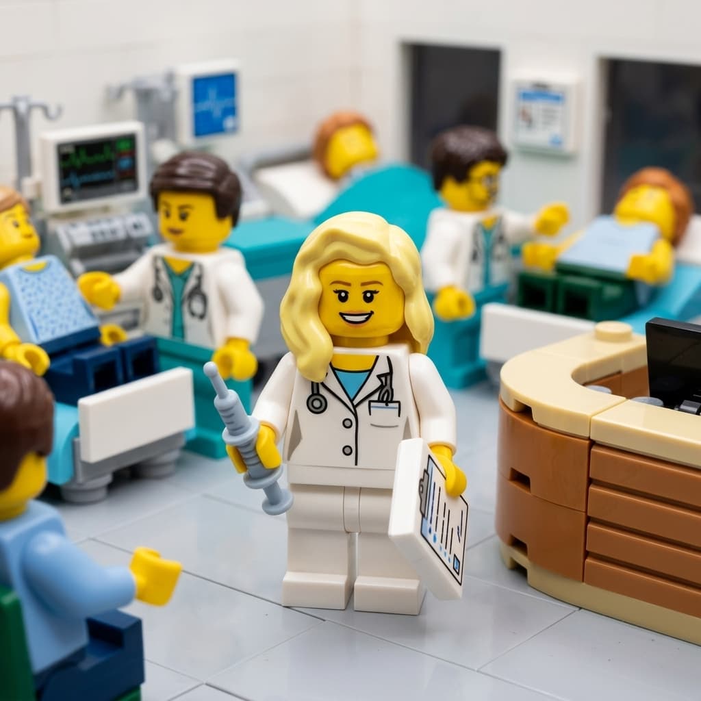 Turn photos into a LEGO scene