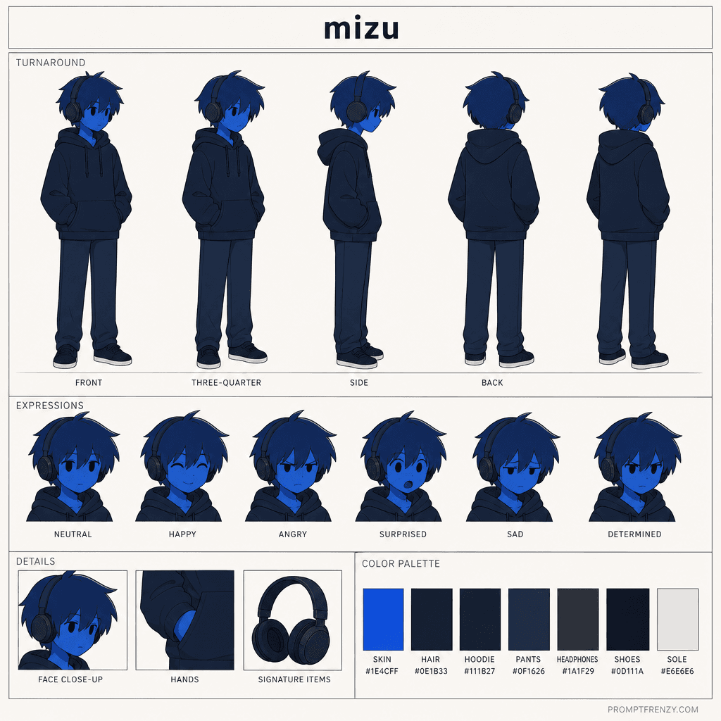 AI Character Sheet Prompt
