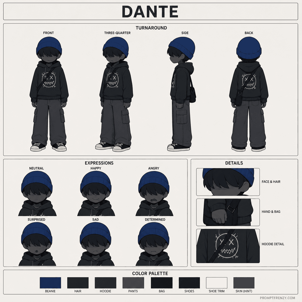 AI Character Sheet Prompt