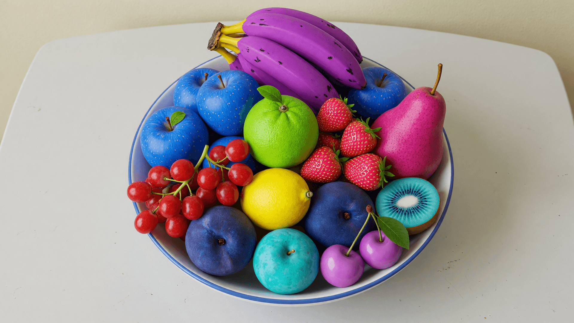 A Bowl of Wrong-Coloured Fruit