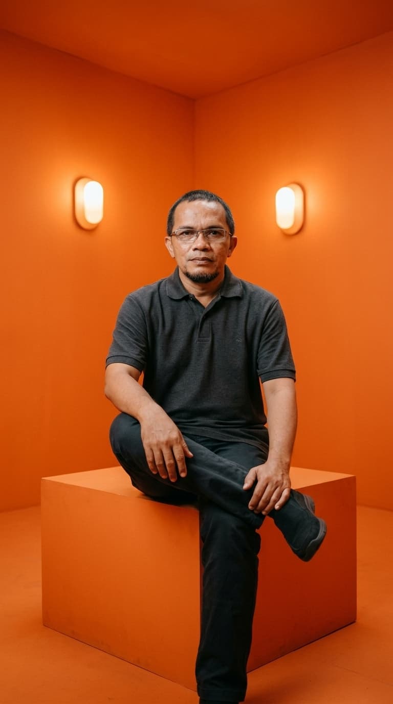 Orange AI Pro Headshot Portrait