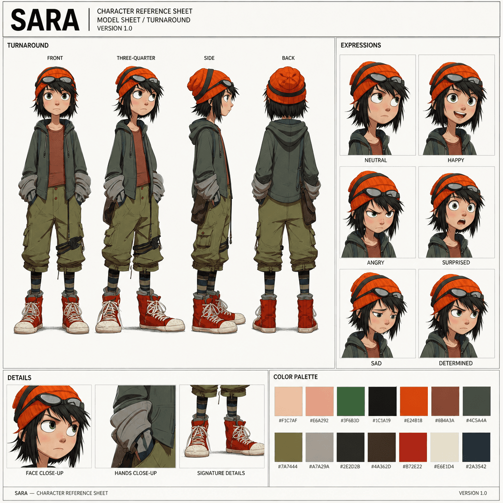 AI Character Sheet Prompt
