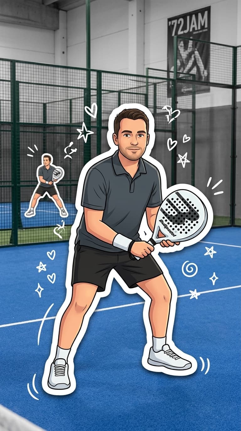 2D Cartoon Sticker Portrait