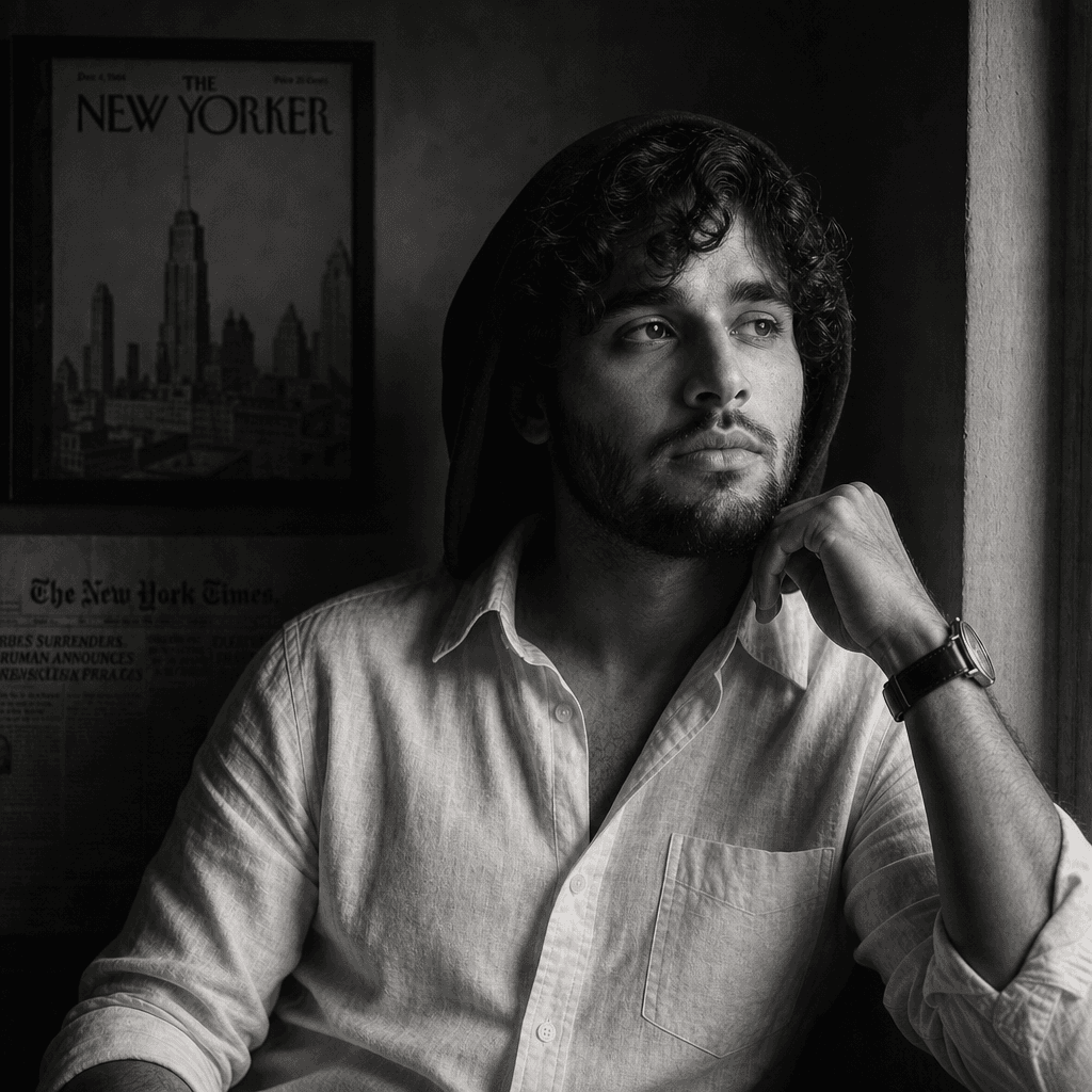 Cinematic Black & White Editorial Portrait (GPT)